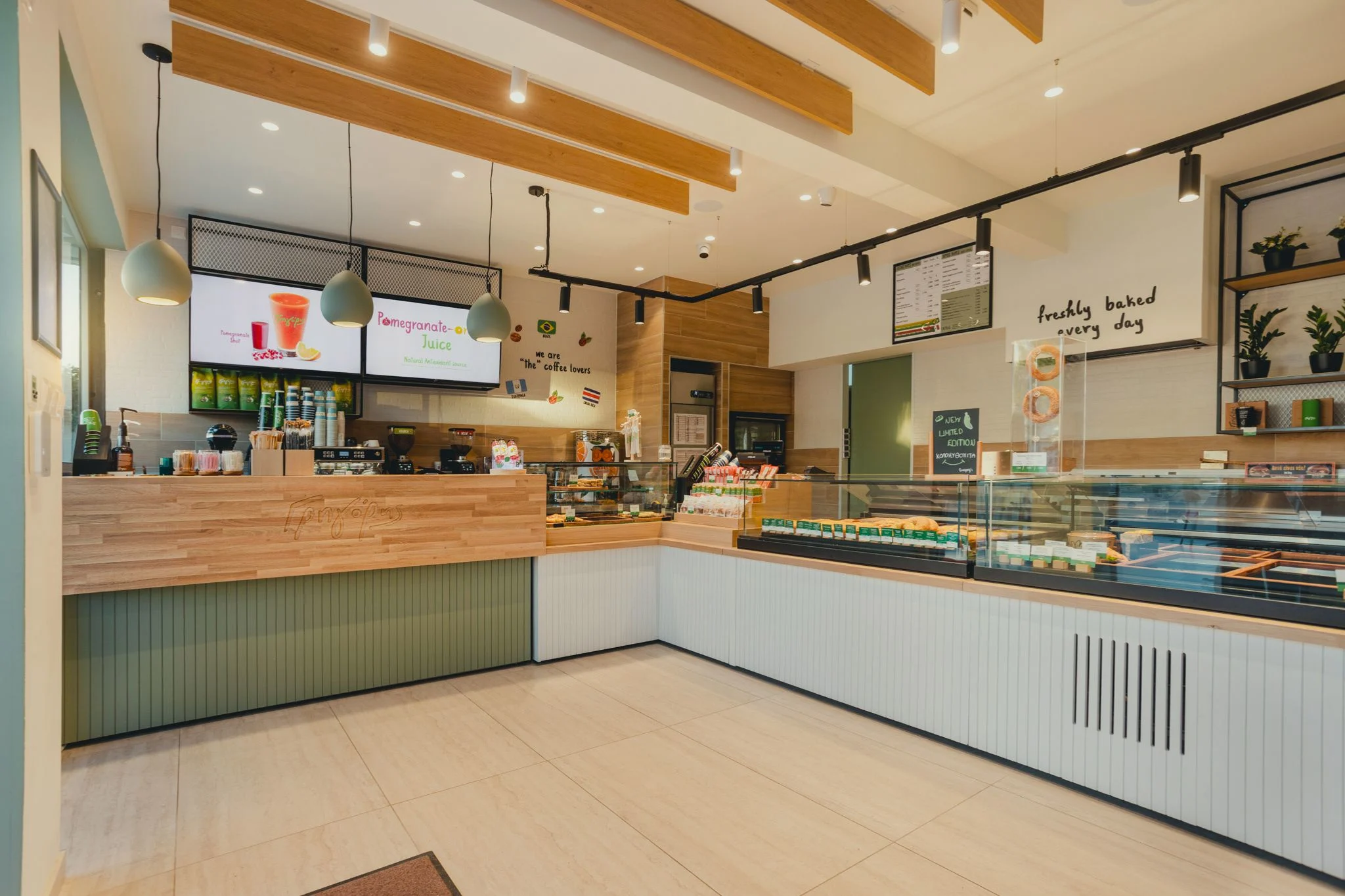 Gregory's Coffee Shop Interior | Larnaka, Cyprus
